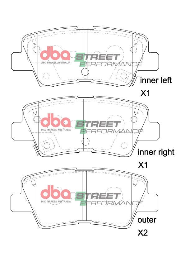 DBA SP PERFORMANCE BRAKE PADS [ Hyundai/Kia Rio/I30/I40 / 2005->, Kona N line/ Prem 2020-21 R] - TecDoc Only