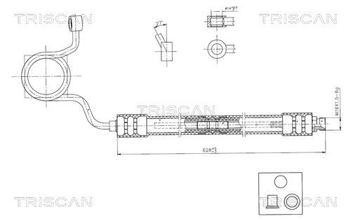Hydraulikschlauch, Lenkung