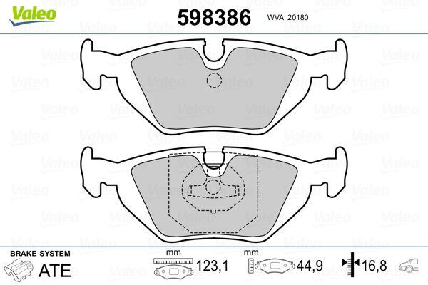 PLAQ FREIN BMW SERIE 3 (E36), Z1, Z  .