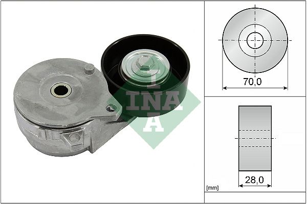 Belt Tensioner, V-ribbed belt 534 0813 10