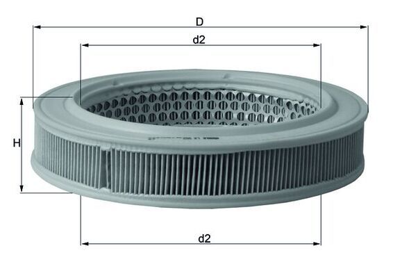 FILTRE à AIR MAZDA 121 1.3 I  .