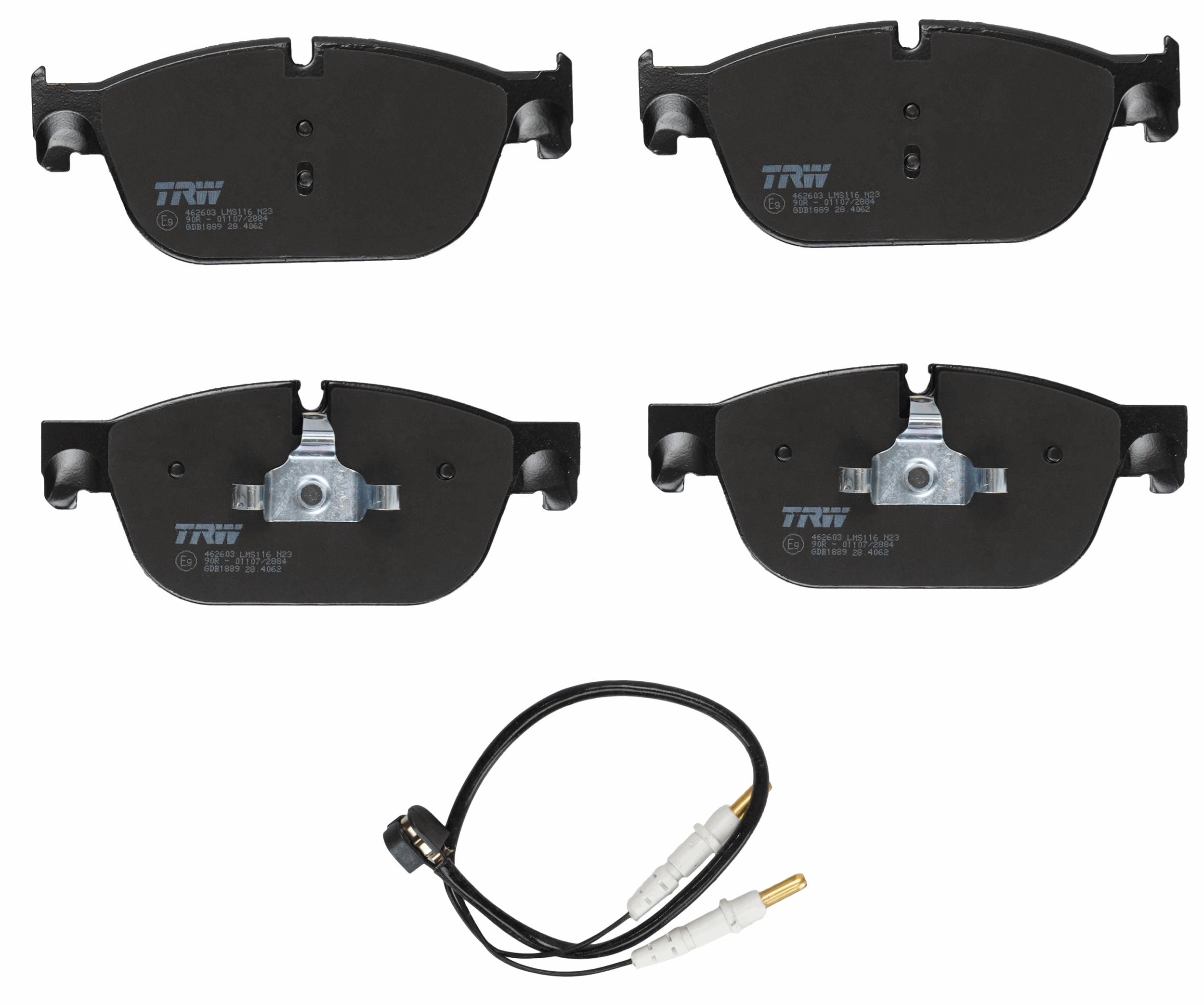 TRW DISC BRAKE PADS - TecDoc 2