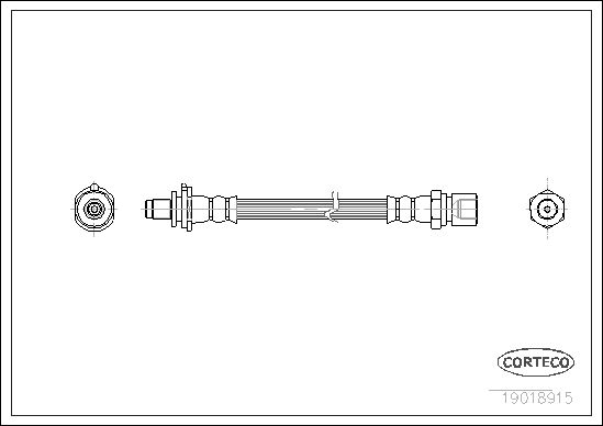 FLEXIBLE DE FREIN OPEL-SAAB-VAUX  0705