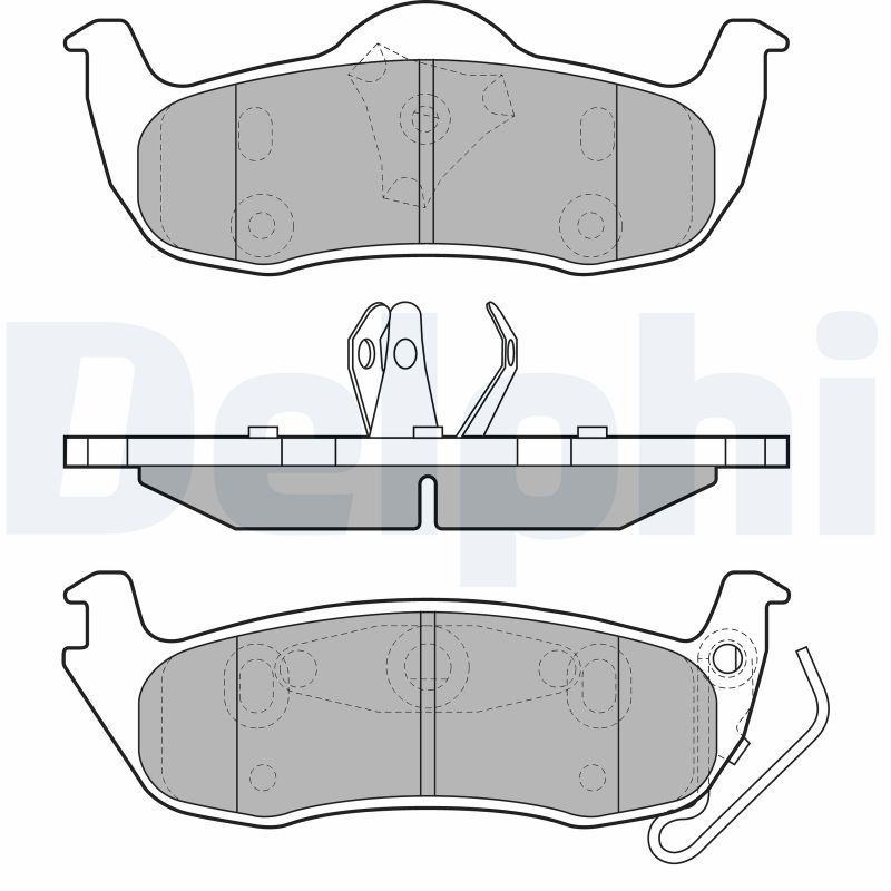 Brake Pad Set, disc brake LP1975