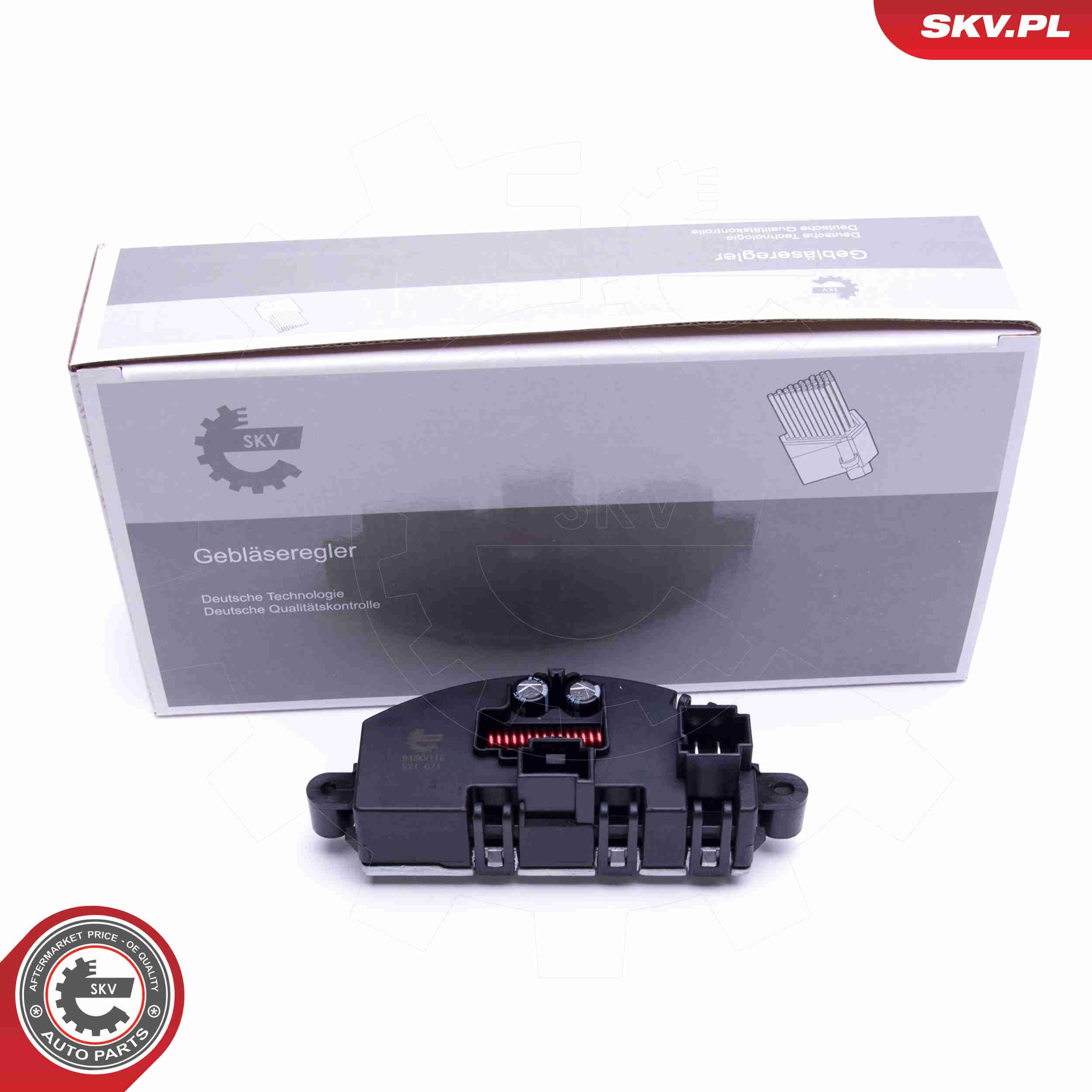 Widerstand, Innenraumgebläse