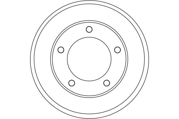 TRW BRAKE DRUM - TecDoc 2