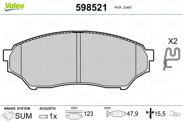 PLAQ FREIN MITS PAJERO PININ, SHOGU  9900