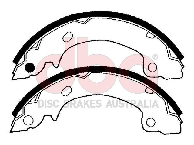 Street Series Brake Shoes [Hyundai Excel 180mm] - TecDoc Only