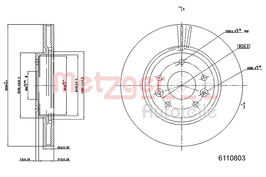 Brake Disc 6110803