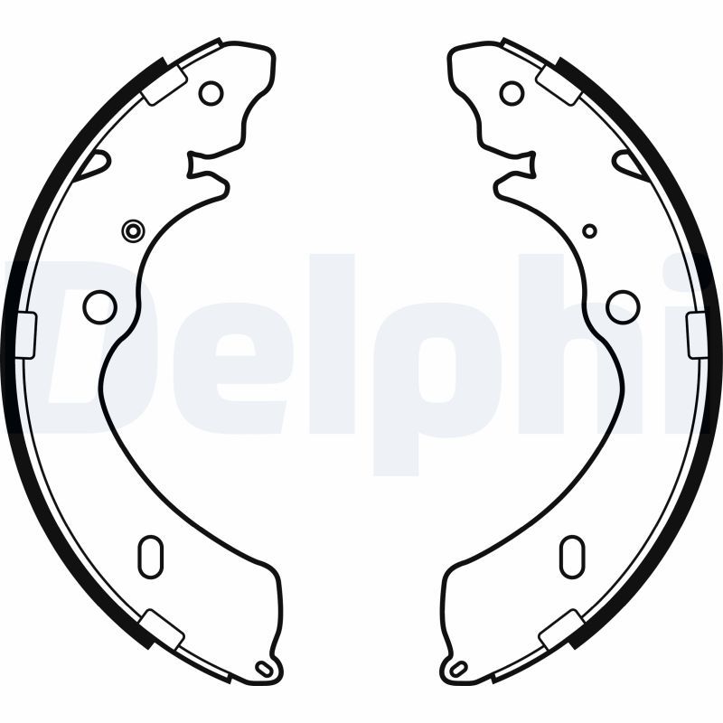 DELPHI LS2147 - Bremsbackensatz