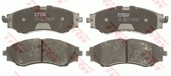 TRW DISC BRAKE PADS - TecDoc 2