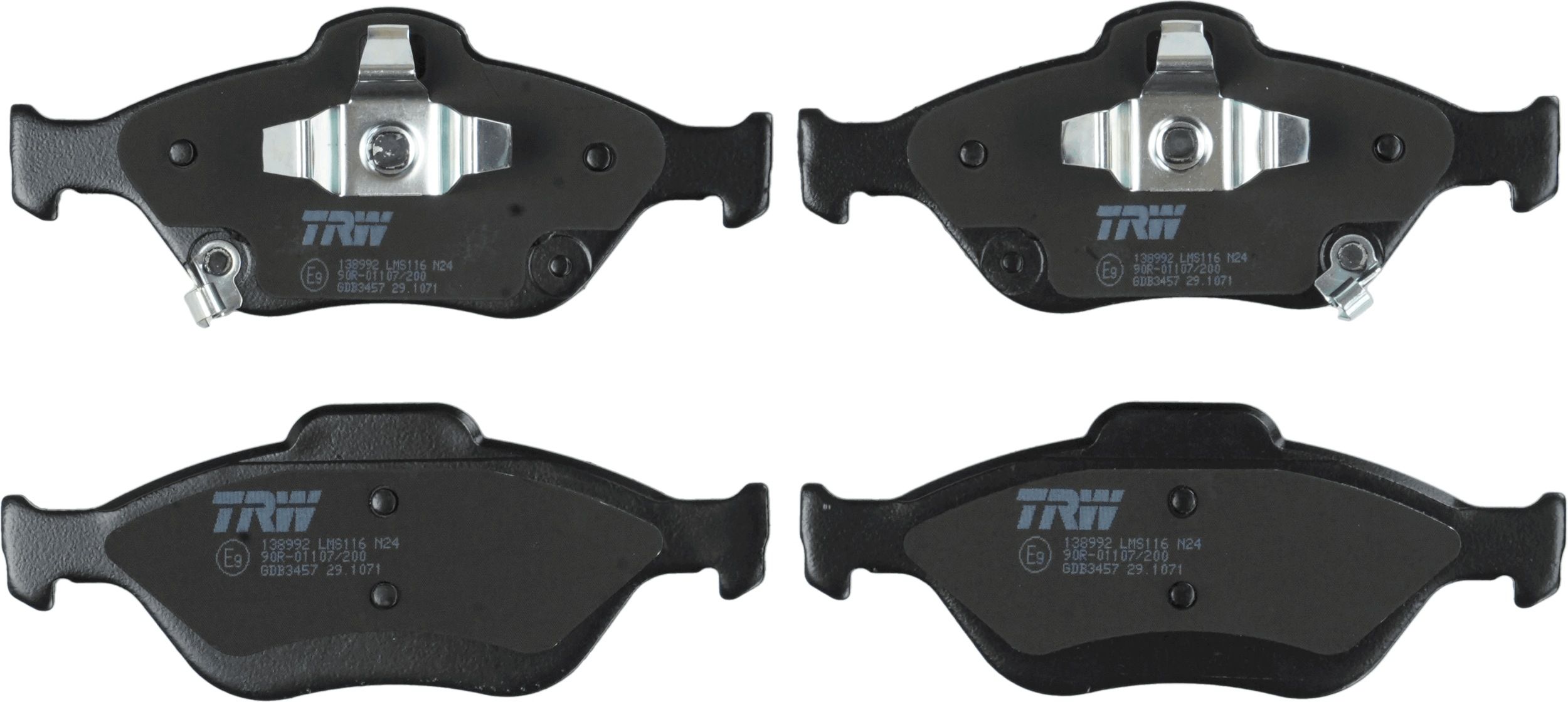 TRW DISC BRAKE PADS - TecDoc 2