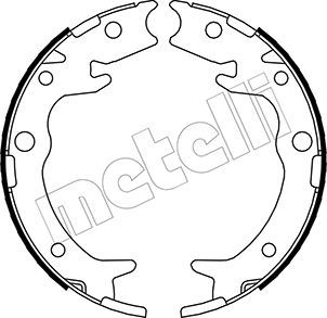 METELLI 53-0159 - Bremsbackensatz, Feststellbremse