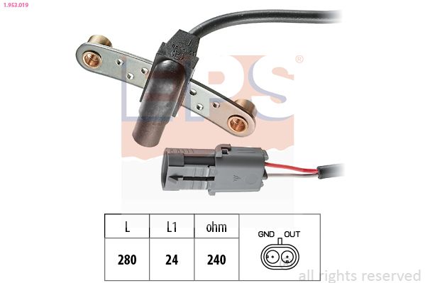 Sensor, crankshaft pulse 1.953.019