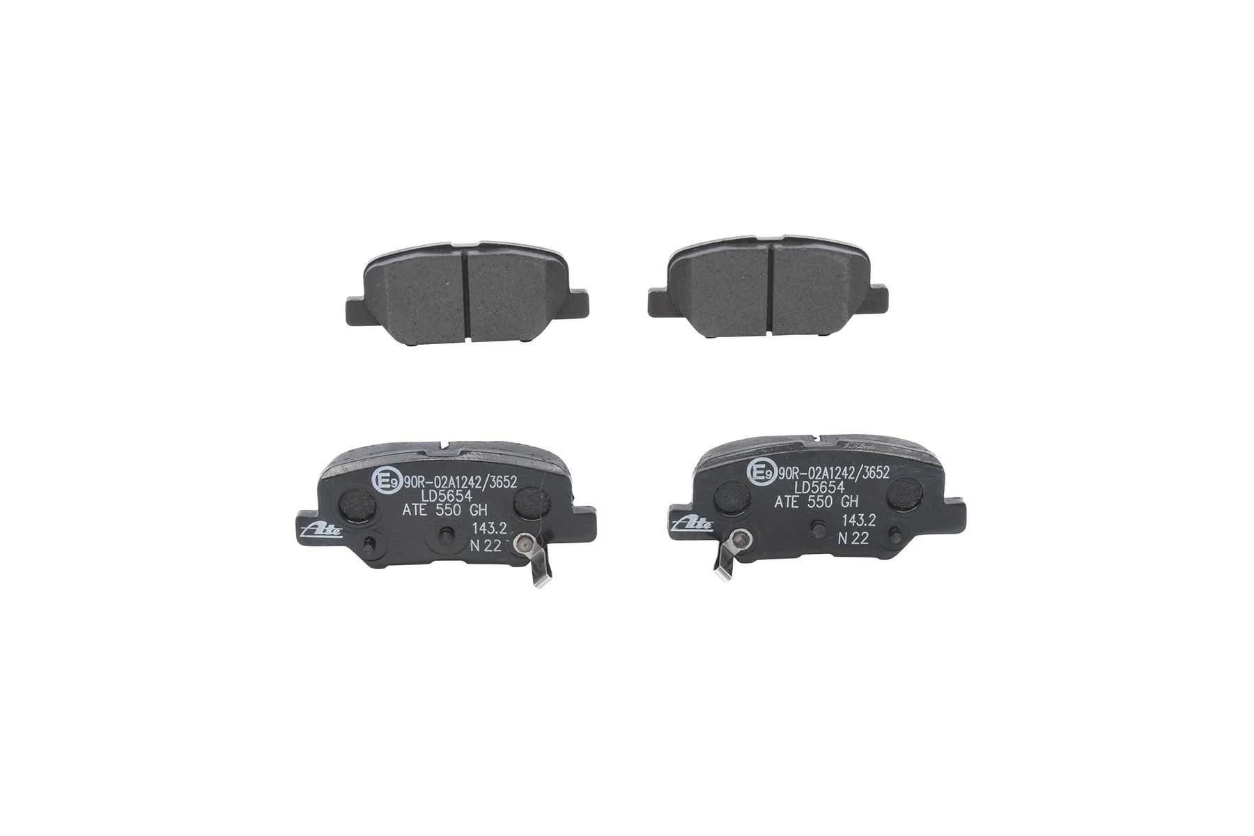 Brake Pad Set, disc brake 13.0470-5654.2