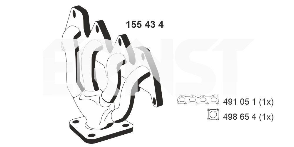 Krümmer, Abgasanlage