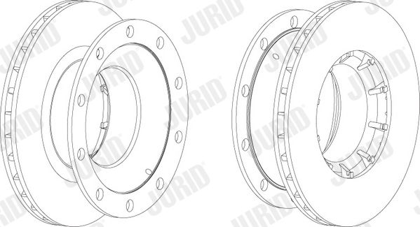 569021J JURID féktárcsa