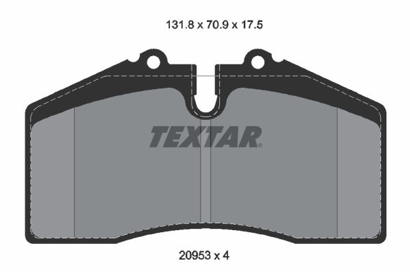 Brake Pad Set, disc brake 2095310