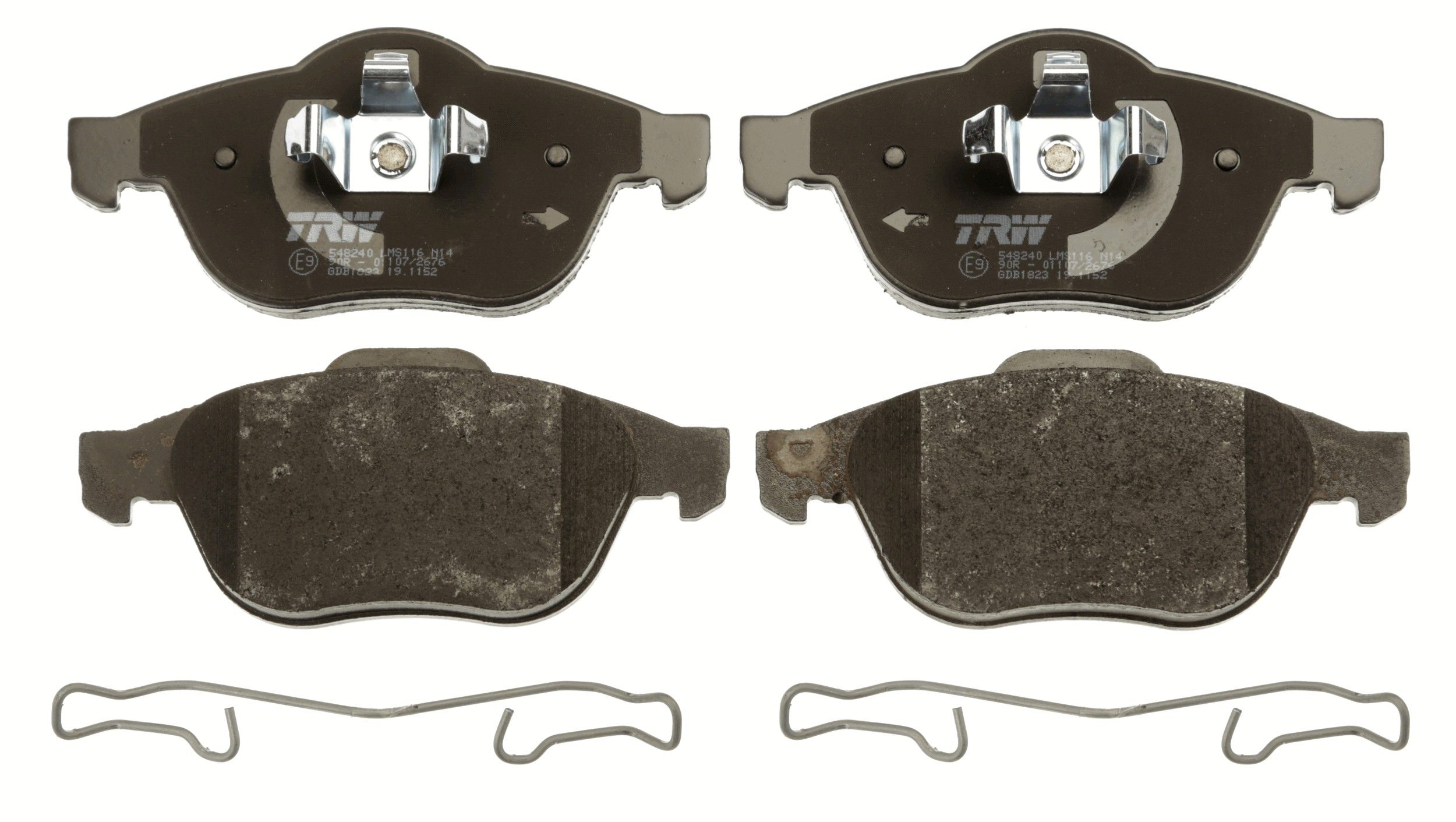 TRW DISC BRAKE PADS - TecDoc 2