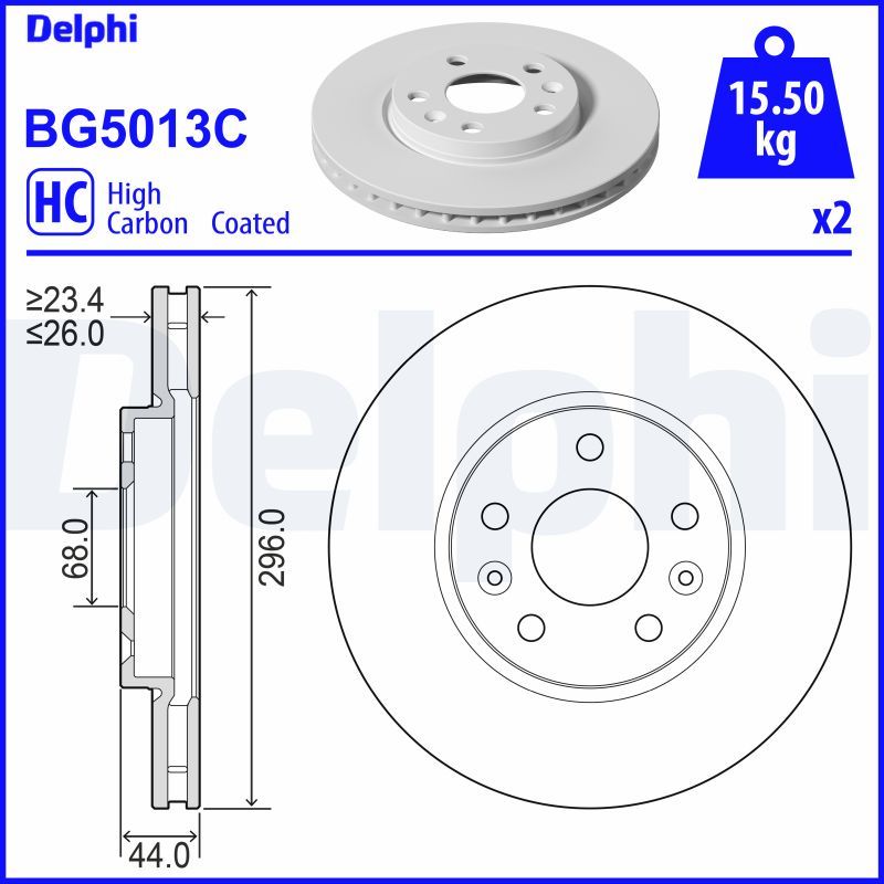 Brake Disc BG5013C