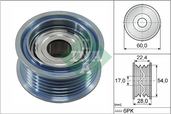 Umlenk-/Führungsrolle, Keilrippenriemen Umlenk-/Führungsrolle, Keilrippenriemen