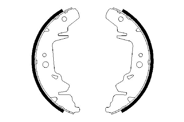 Brake Shoe Set 0 986 487 659