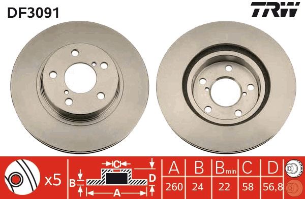 PAIRE DE DISQUES  9900