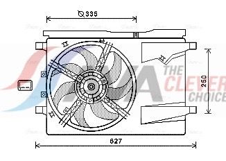 CN7549 AVA QUALITY COOLING ventilátor, motorhűtés
