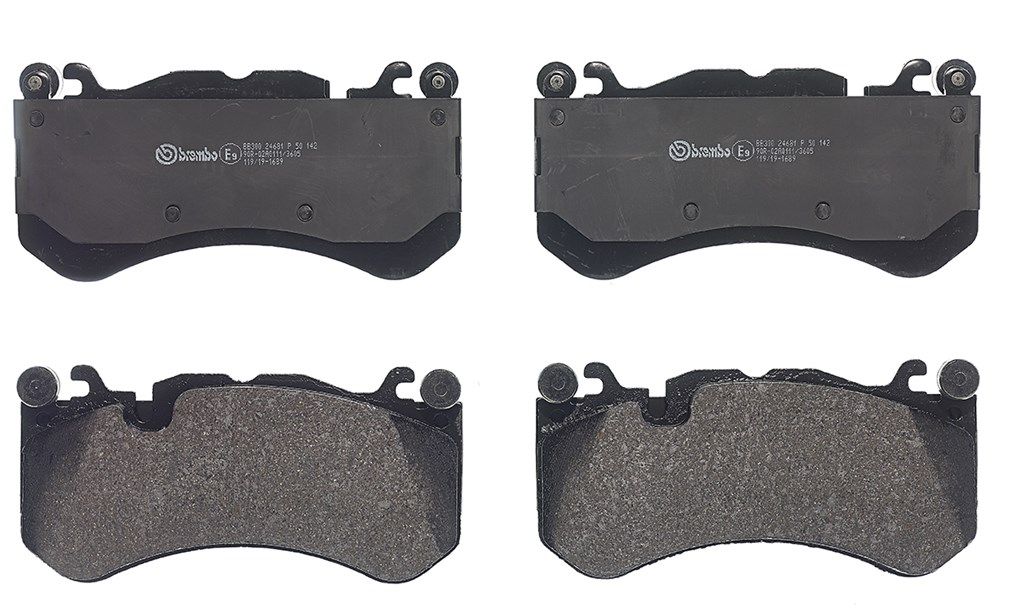 BREMBO P 50 142 - Bremsbelagsatz, Scheibenbremse PRIME LINE