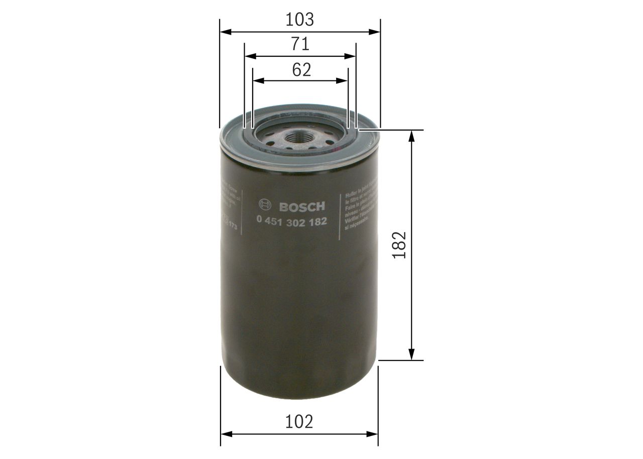 Oil Filter 0 451 302 182