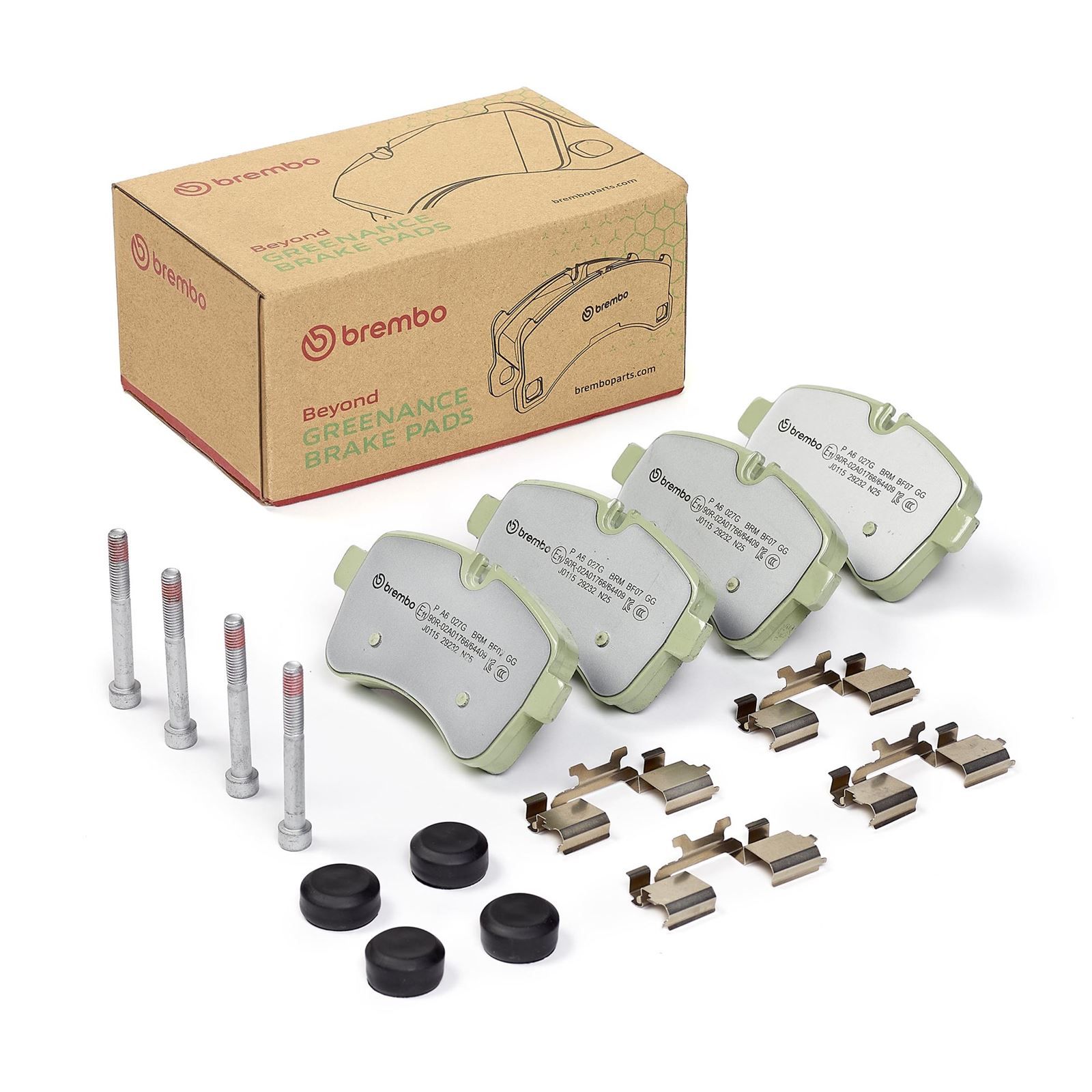 Bremsbelagsatz, Scheibenbremse