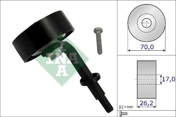 Tensioner Pulley, V-ribbed belt 531 0783 10