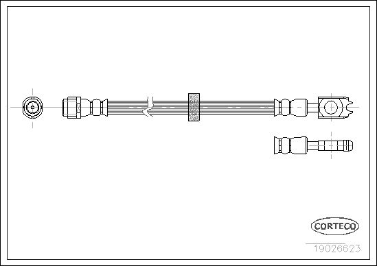 FLEXIBLE DE FREIN VAG AROSA,LUPO  0705