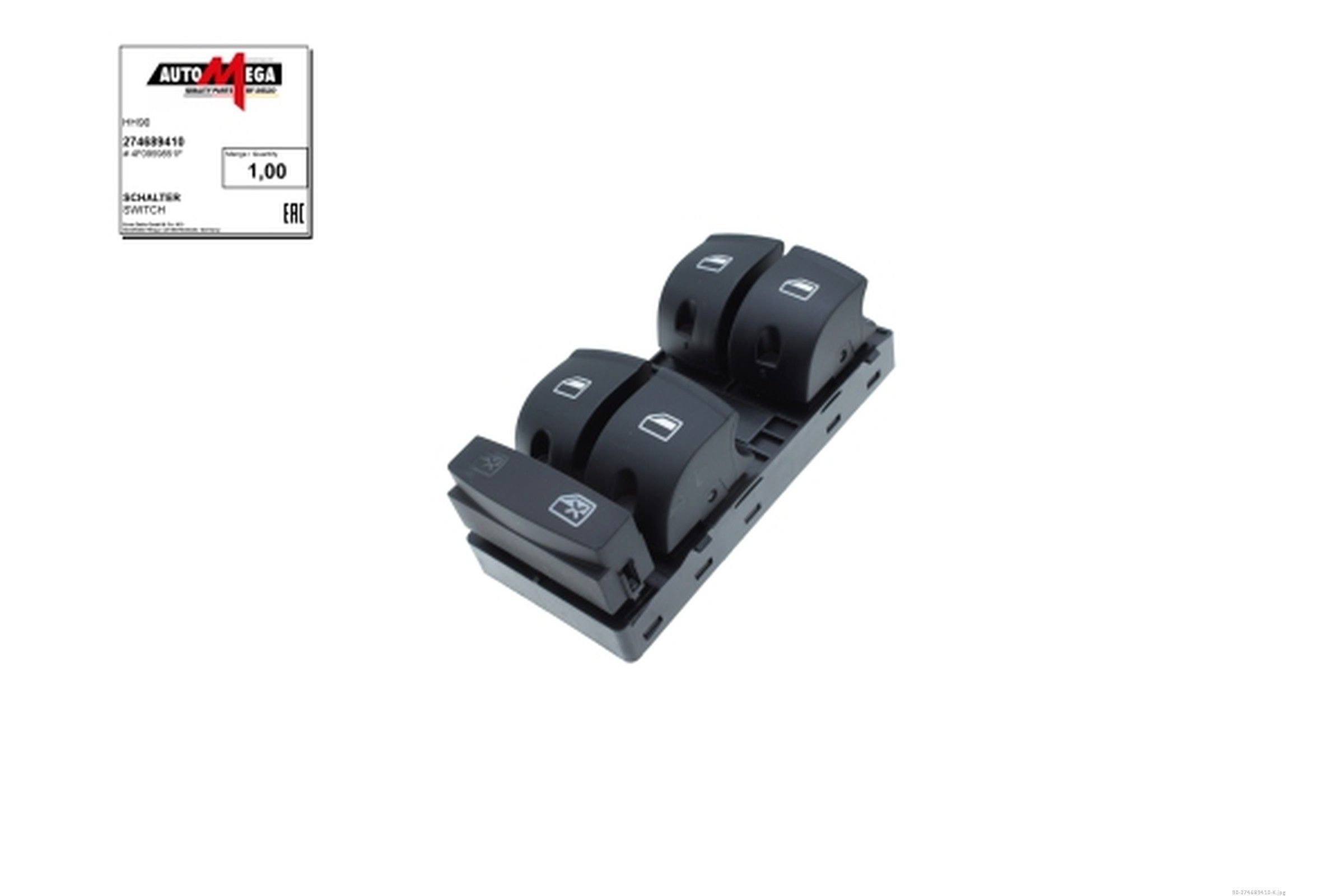 Schalter, Fensterheber