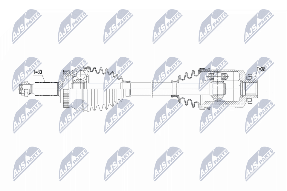 NTY NPW-KA-412 Antriebswelle
