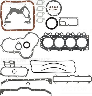 Juego completo de empaques, motor