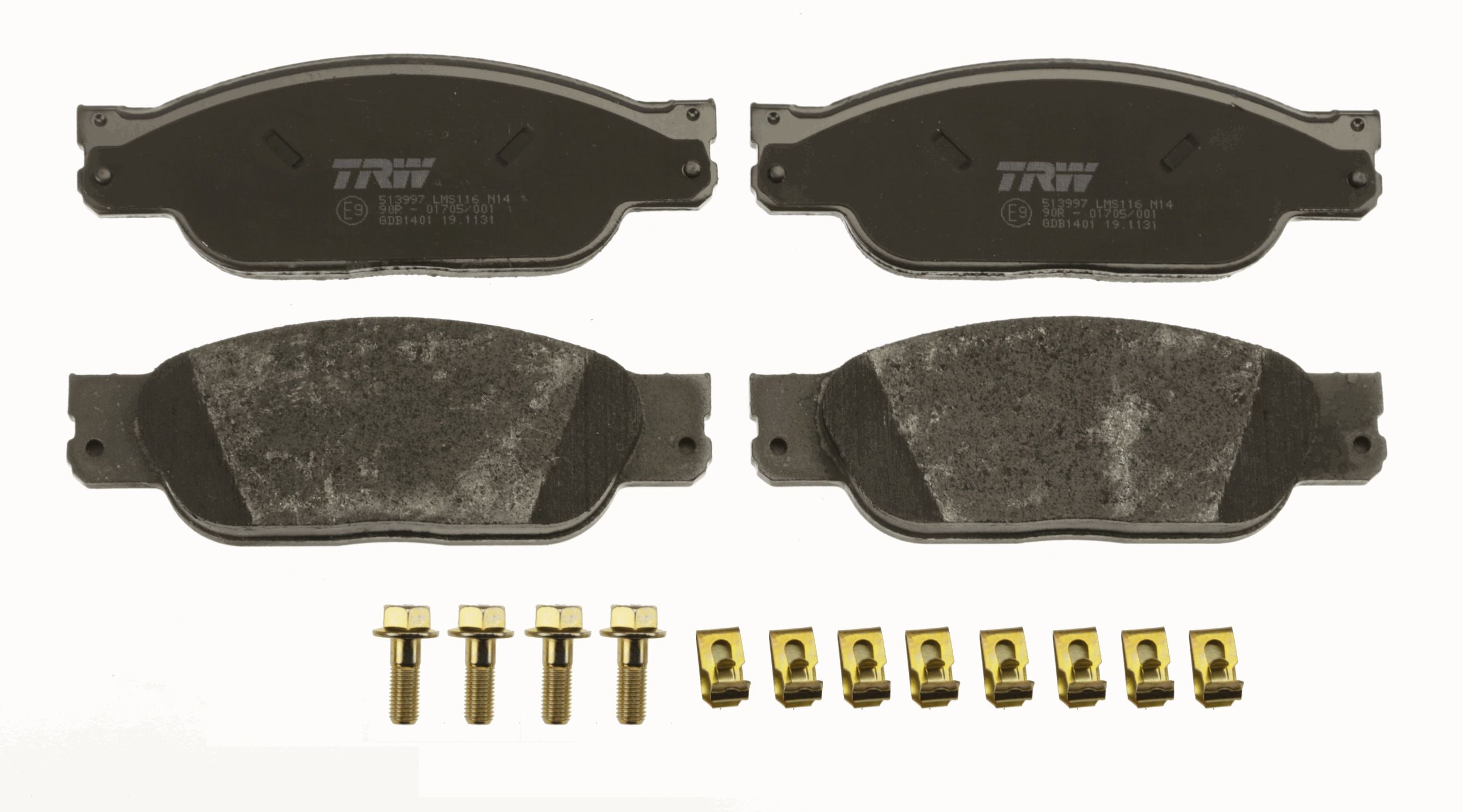 TRW DISC BRAKE PADS - TecDoc 2