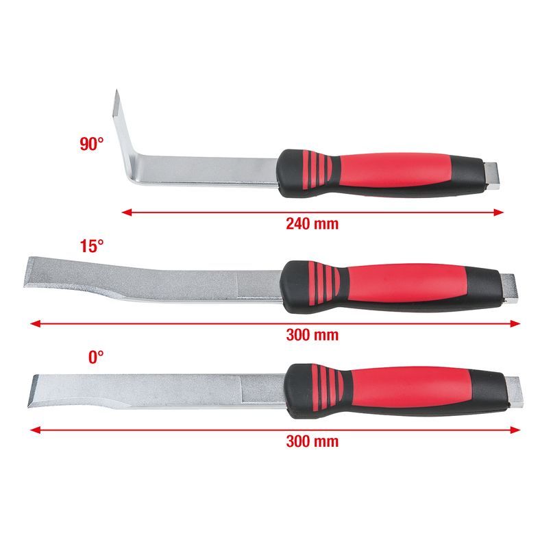 JEU DE BURINS DE CARROSSIER EXTRA-PLATS