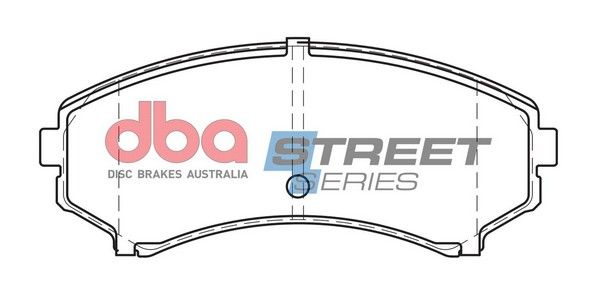 DBA SS STREET SERIES BRAKE PADS [ Mazda & Mitsubishi 1999-2014 F ] - TecDoc Only