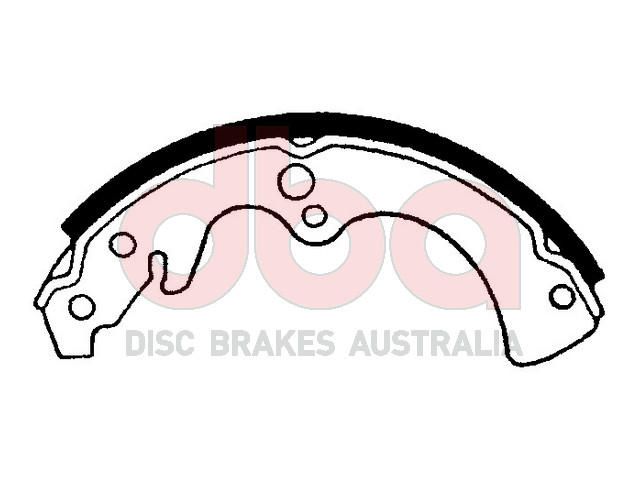 Street Series Brake Shoes [Ford Courier/ Mazda B1600/B1800 260mm] - TecDoc Only