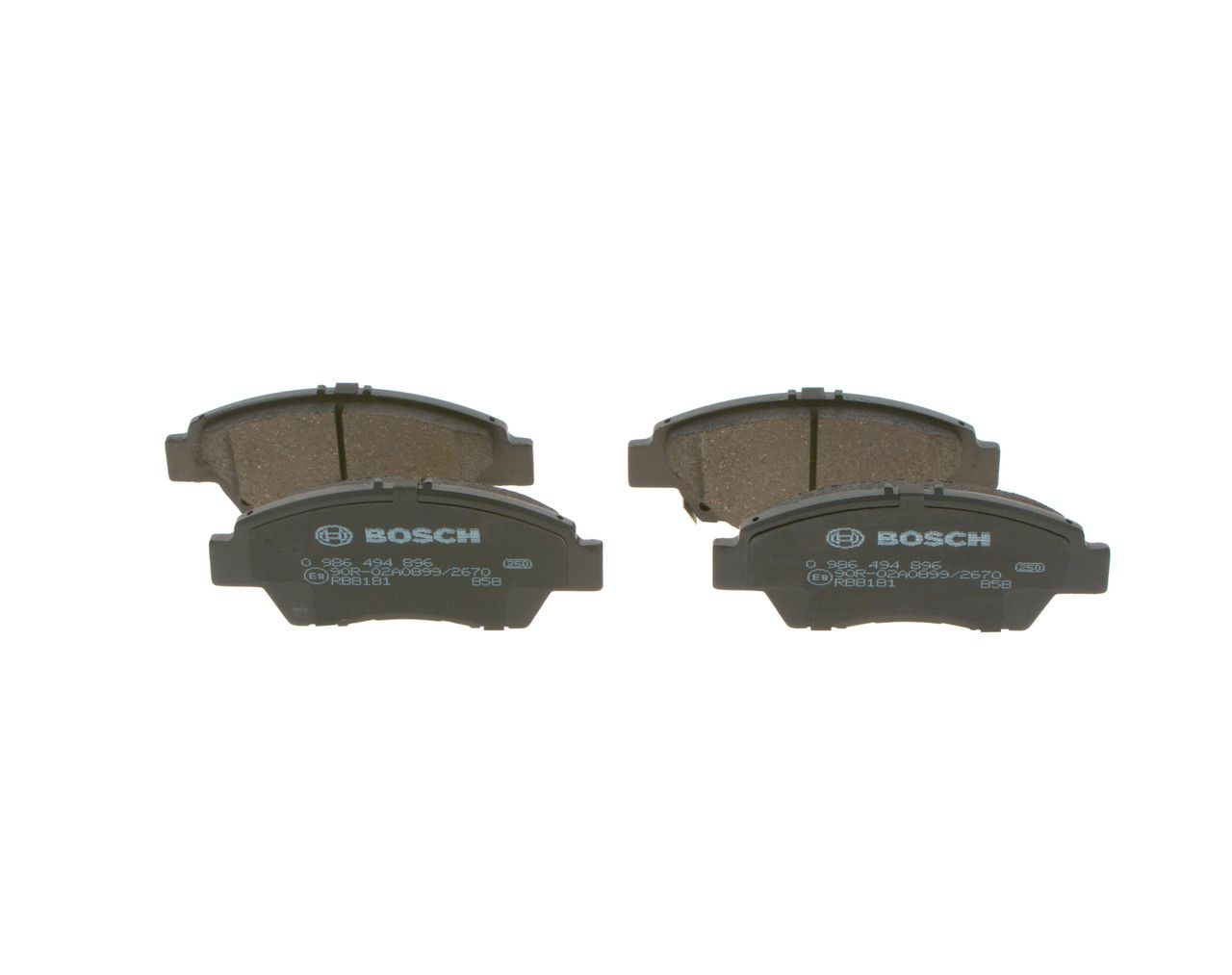 Brake Pad Set, disc brake 0 986 494 896