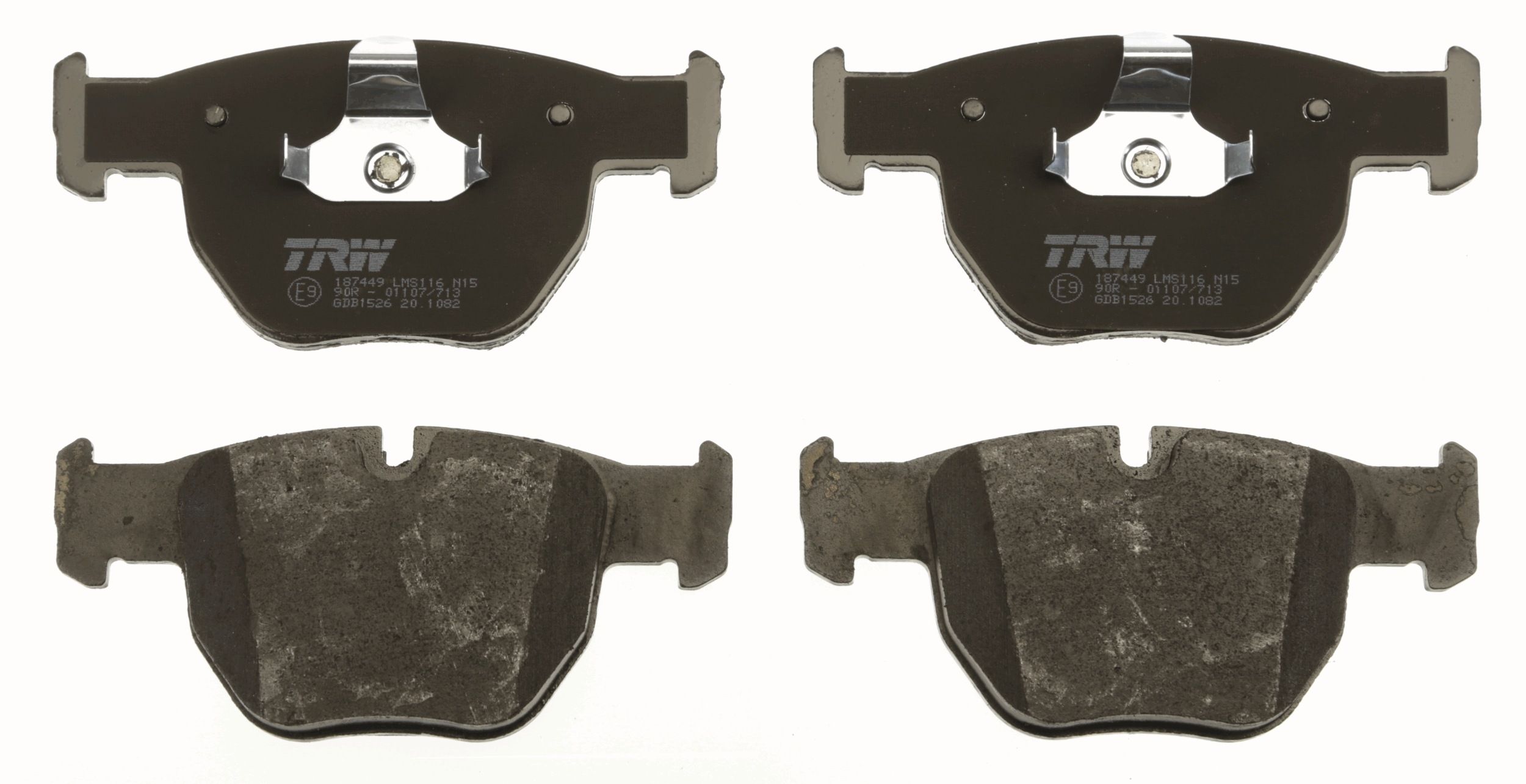 TRW DISC BRAKE PADS - TecDoc 2