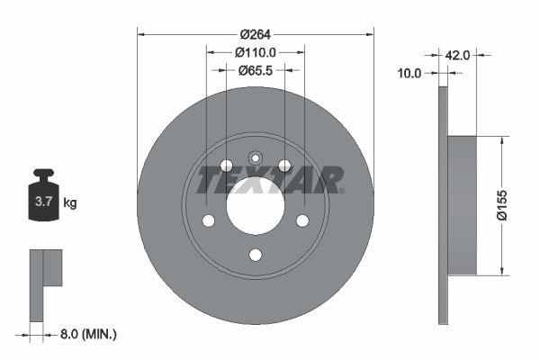 Brake Disc 92092103