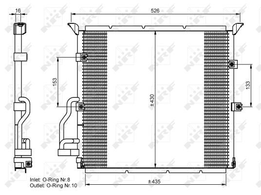 Condenser, air conditioning 35586