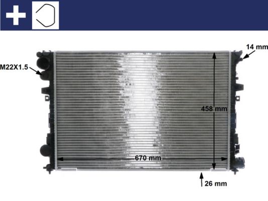 Radiador, refrigeración del motor