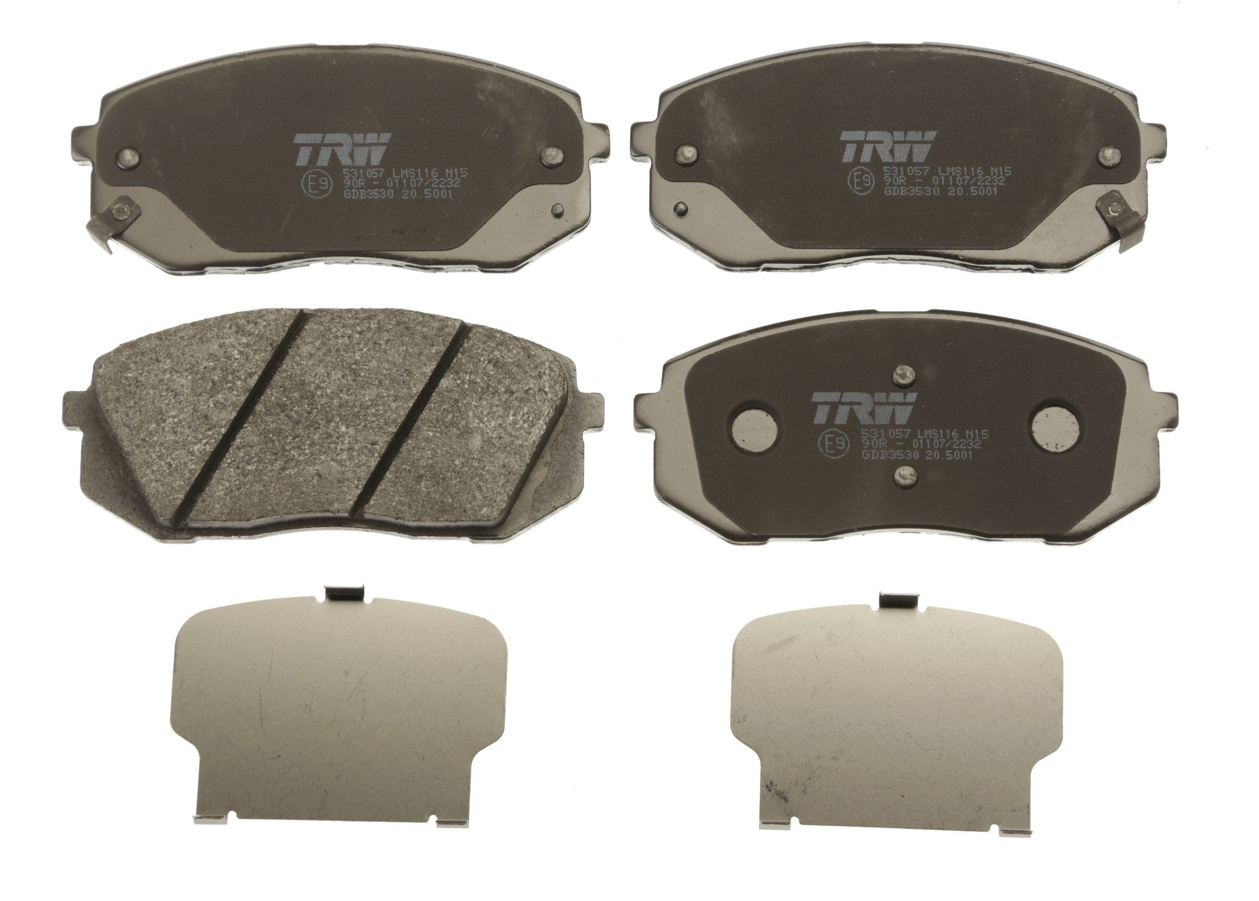 TRW DISC BRAKE PADS - TecDoc 2