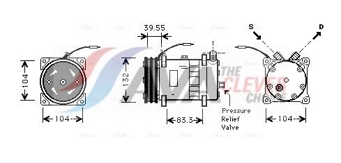 UVK057 AVA QUALITY COOLING kompresszor, klíma