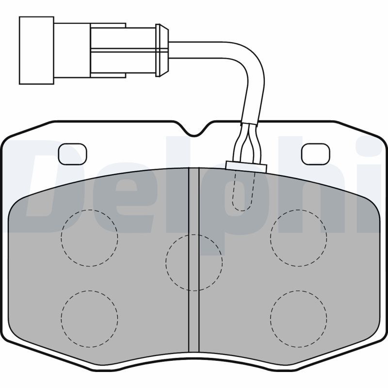 Brake Pad Set, disc brake LP1776