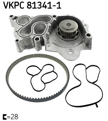 Water Pump, engine cooling VKPC 81341-1