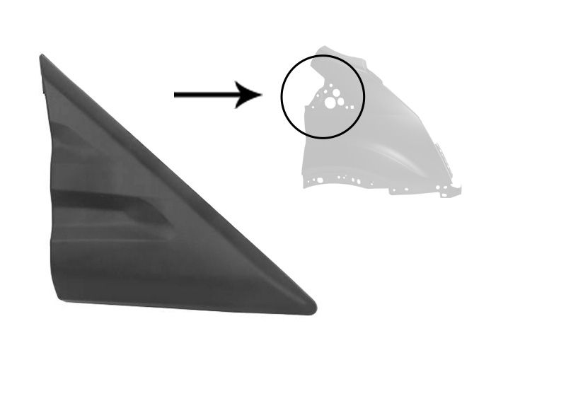 Zier-/Schutzleiste, Kotflügel